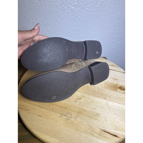 Munro Chestnut Boots Beige Leather Ankle Booties Comfort Travel Western size 7 - Picture 8 of 9